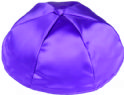 Medium Purple Satin Kippah